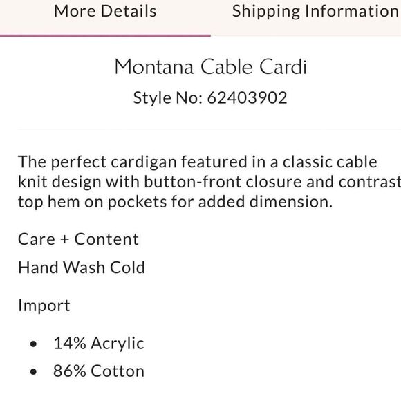 FREE PEOPLE MONTANA CABLEKNIT CARDI SWEATER IN TEA NEW SMALL PETITE - Picture 7 of 11